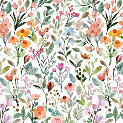 SelahHOME Watercolor Floral Peel & Stick Wallpaper