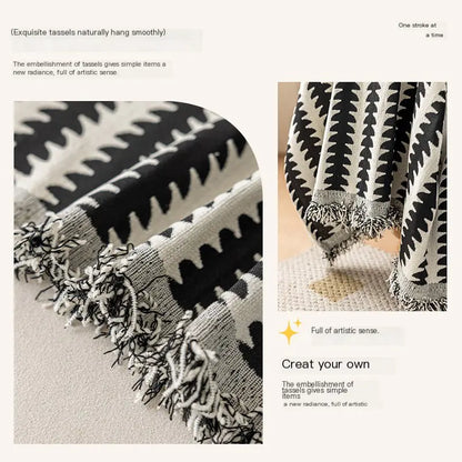 Luxury Chenille Sofa Cover, Reversible & Cat-Proof