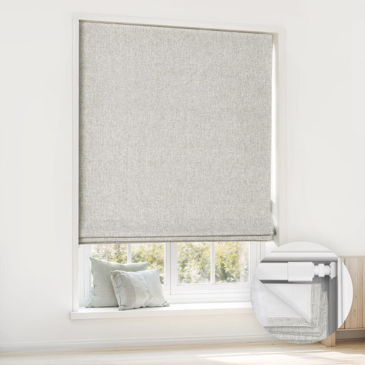 SelaHOME Renter Friendly Cordless Roman Shades