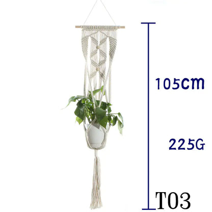Hanging Macrame Plant Holder