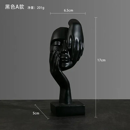 Abstract Character Statue - Nordic Luxury Desktop Decor